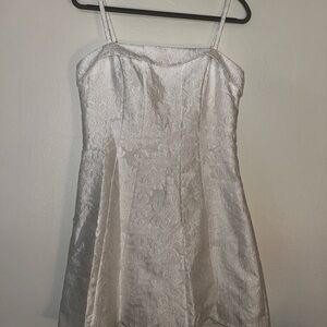 Lilly Pulitzer White Floral Jacquard Slip